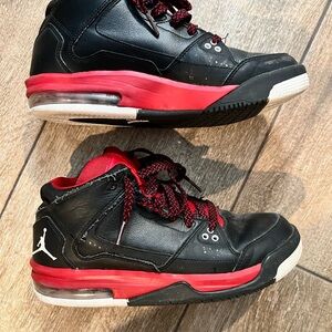 Nike Air Jordan Flight OG 6.5YBlack/White/Gym Red Youth UNISEX